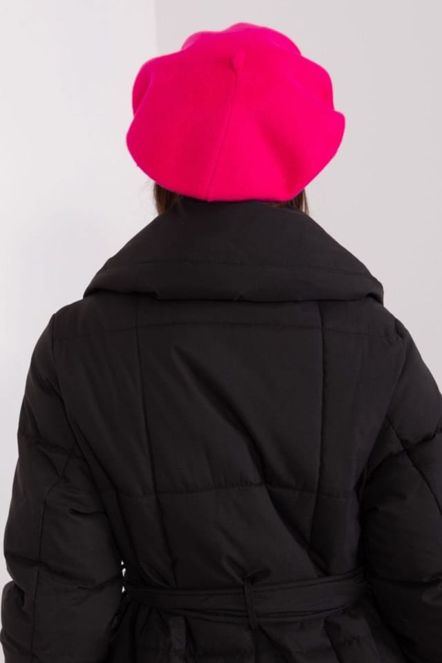 Love Lace Love Lace Women's Classic Felt Beret Hat with Soft Texture & Adjustable Fit in Pink - 3