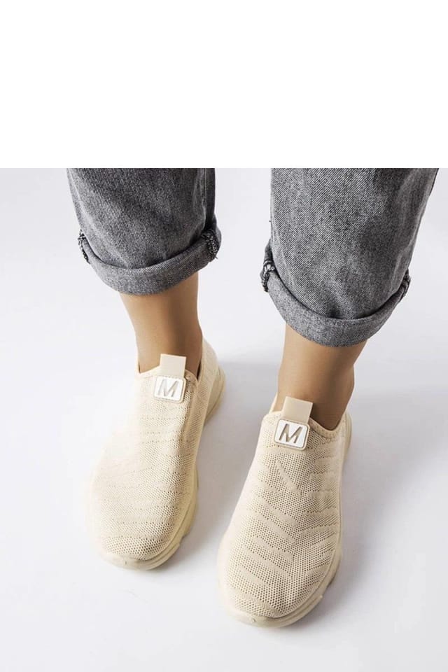 Love Lace Love Lace Women's Aaron Summer Sport Shoes Slip On Breathable Low Upper Trainer in Beige - 3