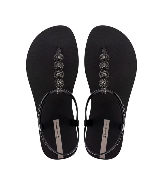 Ipanema Women's Black Easy On Glow Spheres Sandals Ipanema New Look - 2