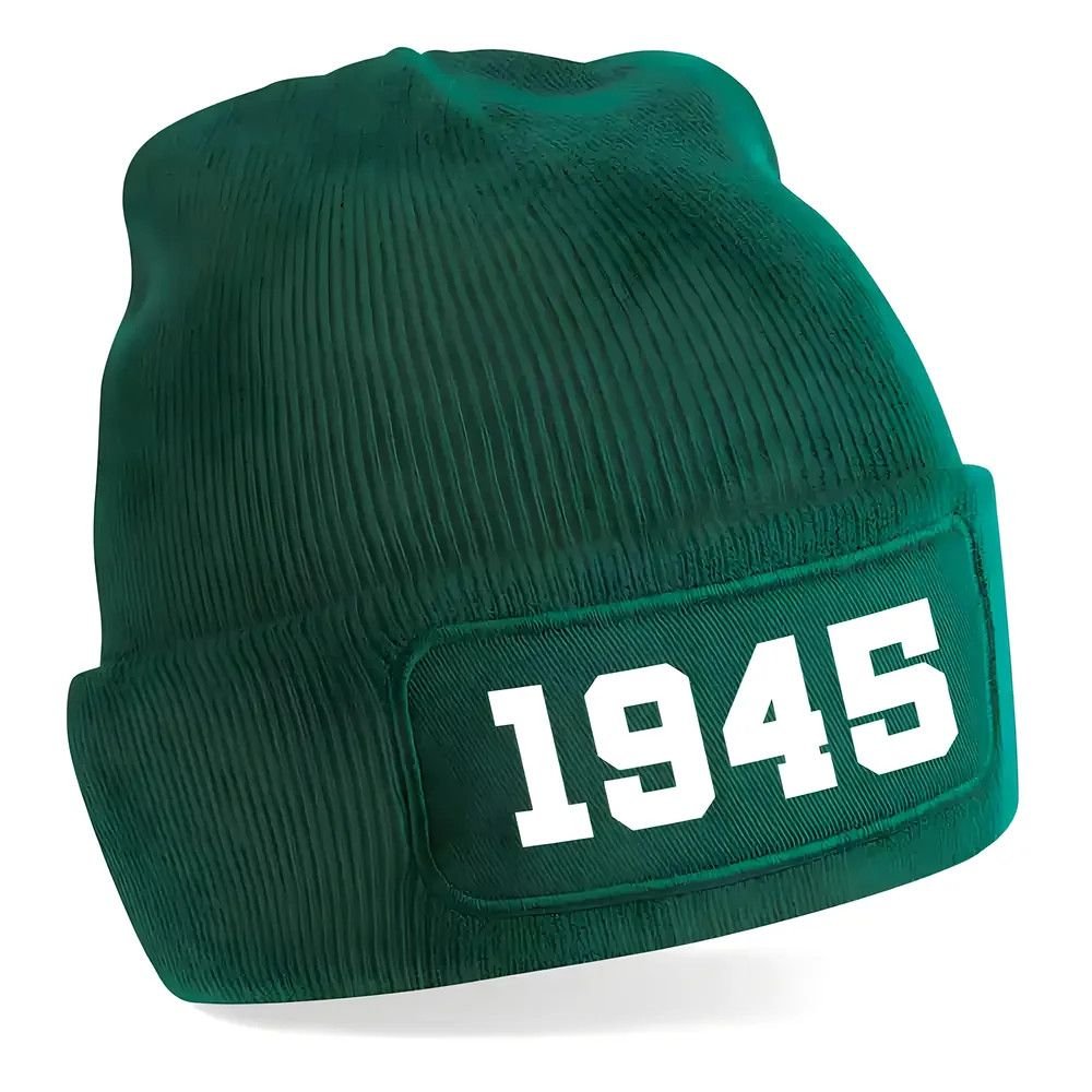 VFL Wolfsburg VFL Wolfsburg Men's 1945 Football Beanie Hat in Green - 2