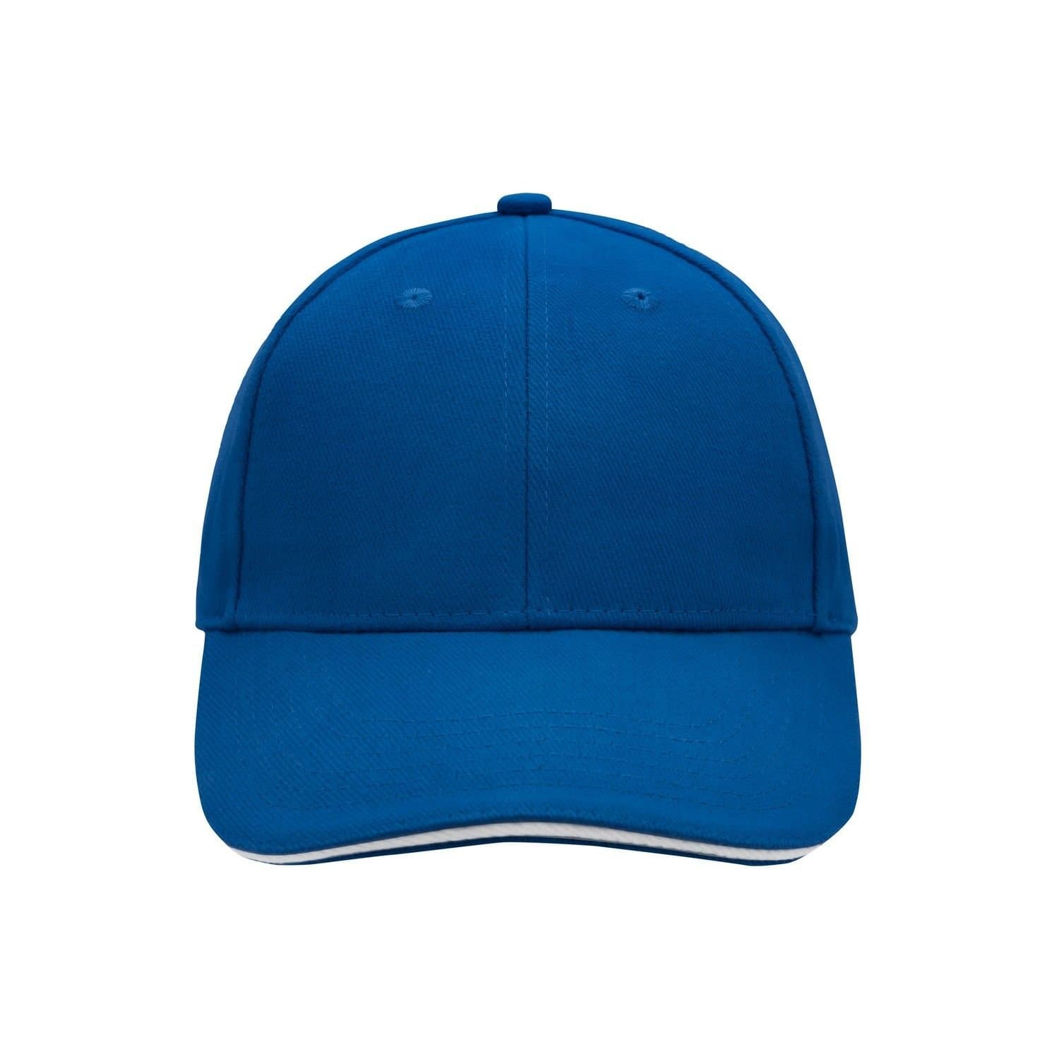 Myrtle Beach Myrtle Beach Men's 6 Panel Sandwich Peak Baseball Cap in Blue