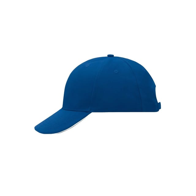 Myrtle Beach Myrtle Beach Men's 6 Panel Sandwich Peak Baseball Cap in Blue - 3