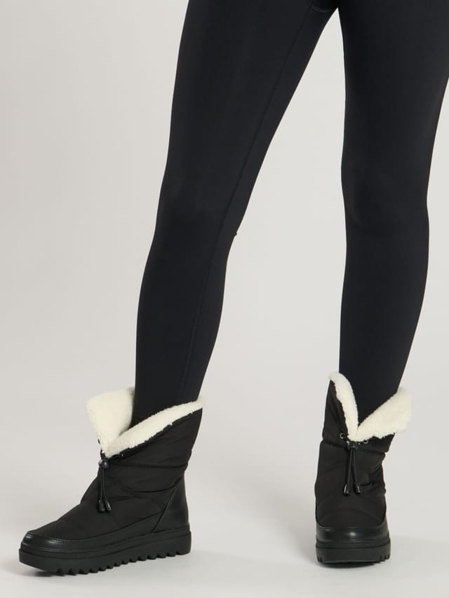 South Beach South Beach Women's PADDED MINI BOOT WITH TOGGLE in Black - 3