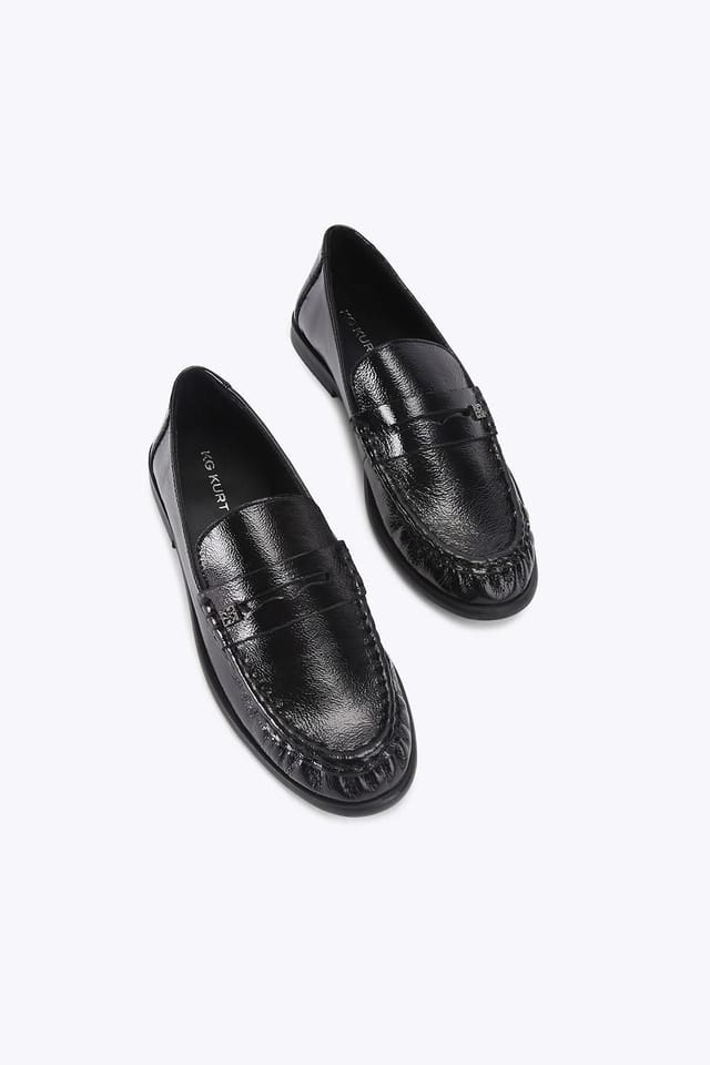 KG Kurt Geiger KG Kurt Geiger Women's 'Mae' Leather Patent Flats in Black - 2