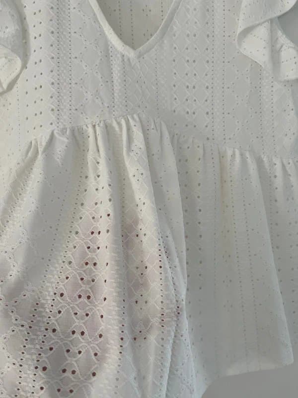 New Look New look white embroidered top