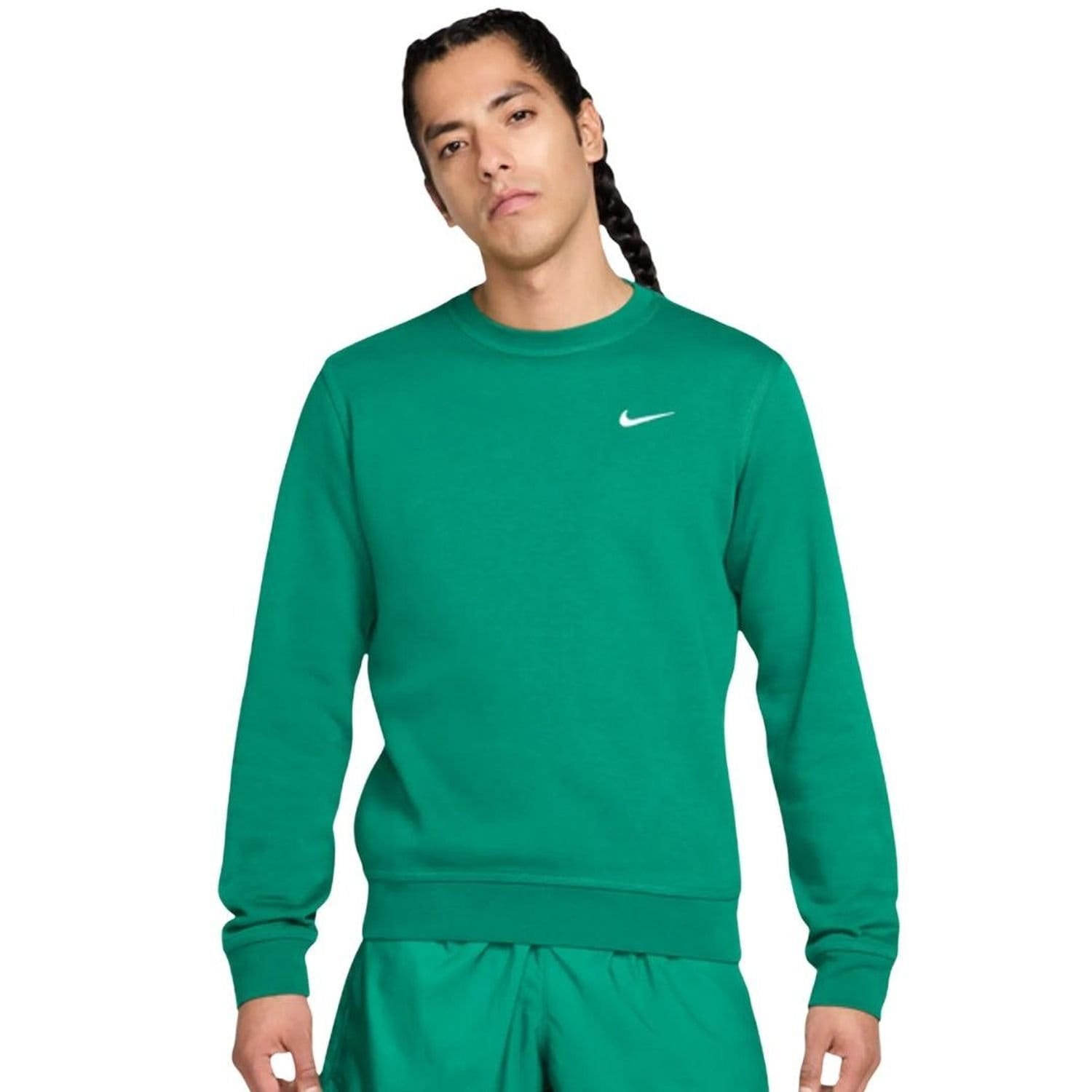 Nike Men's Logo Jumper in Green