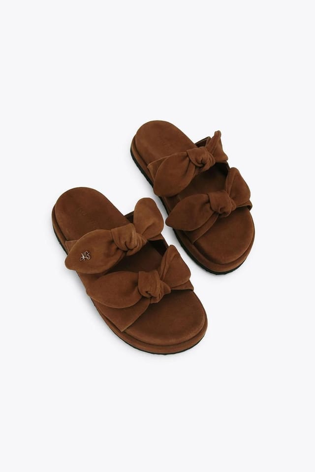 KG Kurt Geiger KG Kurt Geiger Women's 'Reva' Suede Sandals in Camel - 2