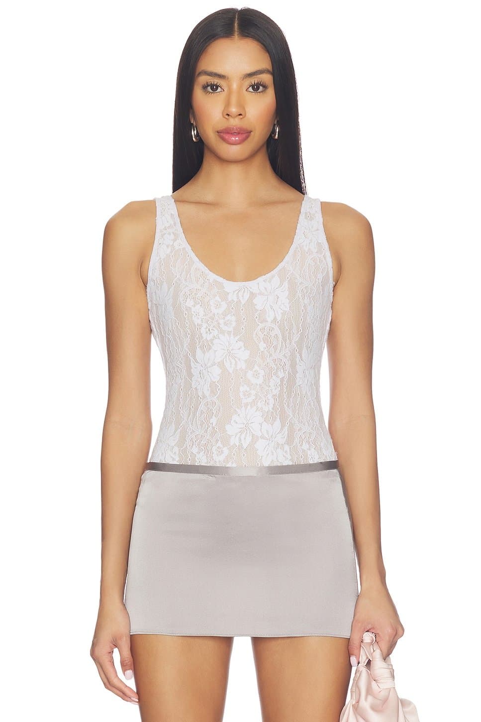 revolve Lace Scoop Bodysuit