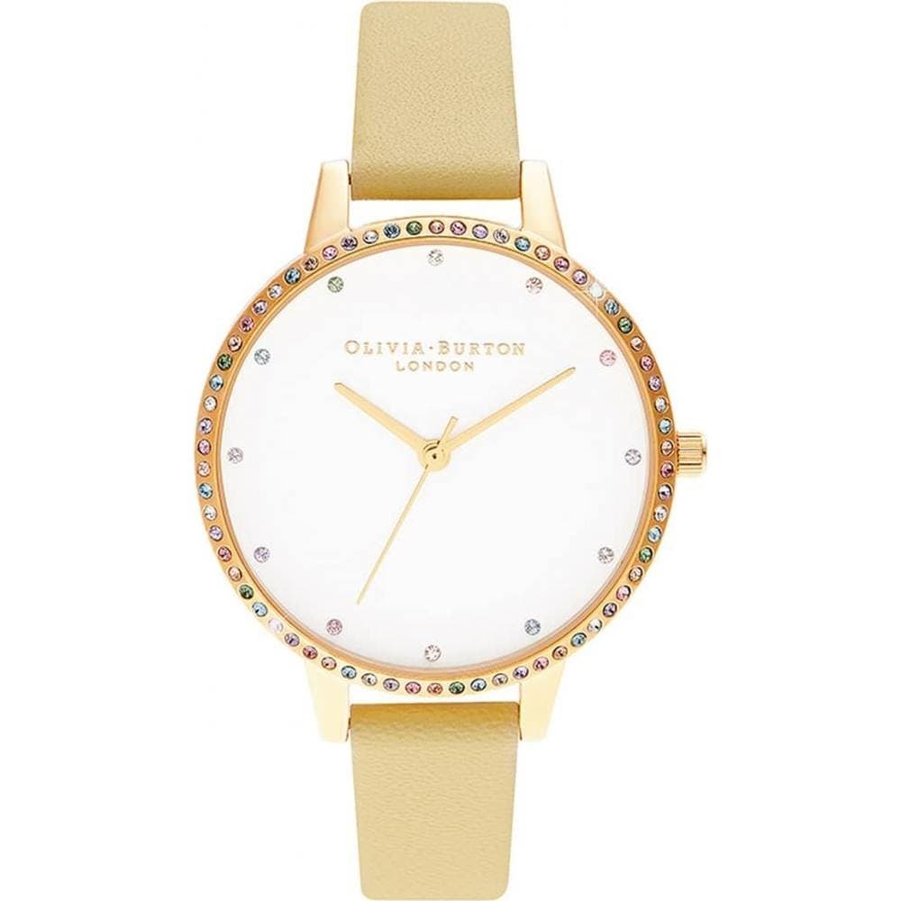 Olivia Burton Olivia Burton Women's OB16RB20 34mm Quartz Watch in White