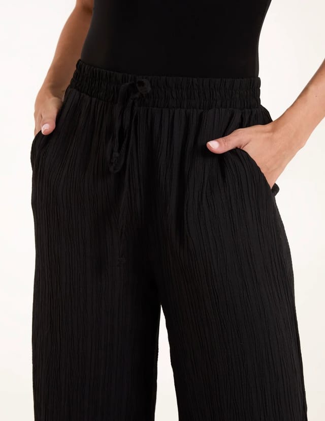 Blue Vanilla Drawstring Pocket Trouser Crinkle - 3