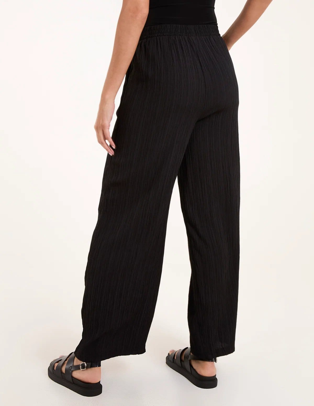 Blue Vanilla Drawstring Pocket Trouser Crinkle - 4