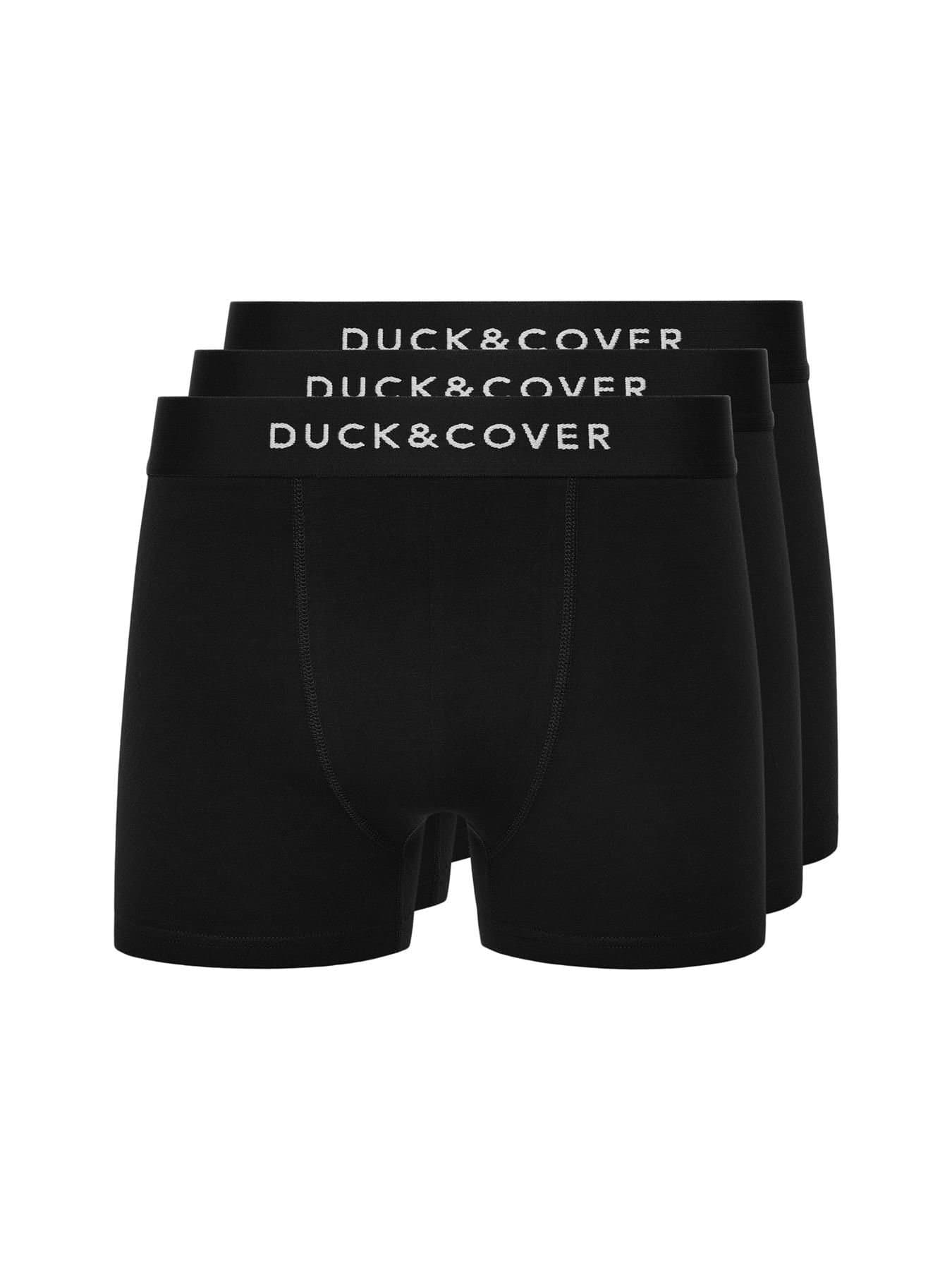 Duck&Cover Duck&Cover Men's Sagnet Boxers A 3 Pack in Black