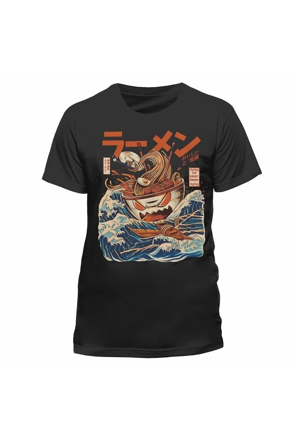Ilustrata Ilustrata Men's Great Ramen T-Shirt in Black