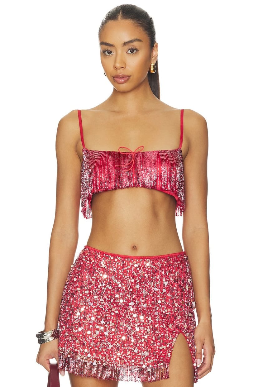 revolve x REVOLVE Yasmin Fringe Bralette - 1