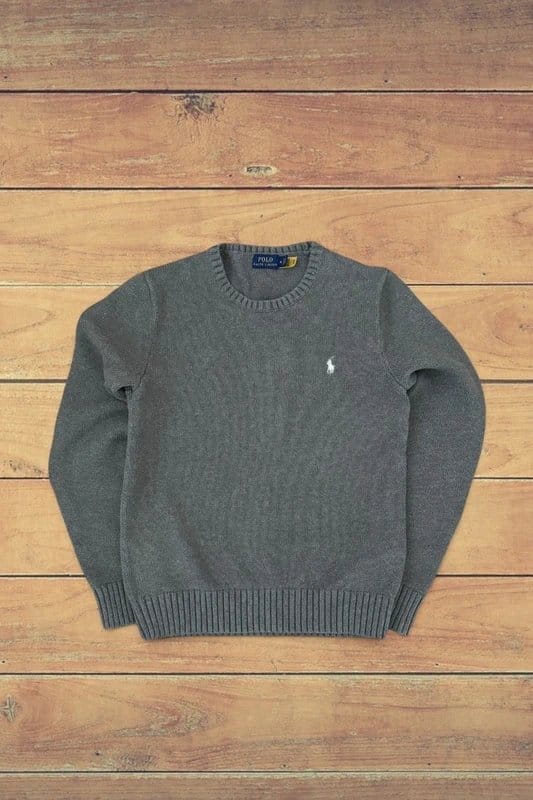 Ralph Lauren Ralph Lauren Knitted Jumper - Grey - M - 1