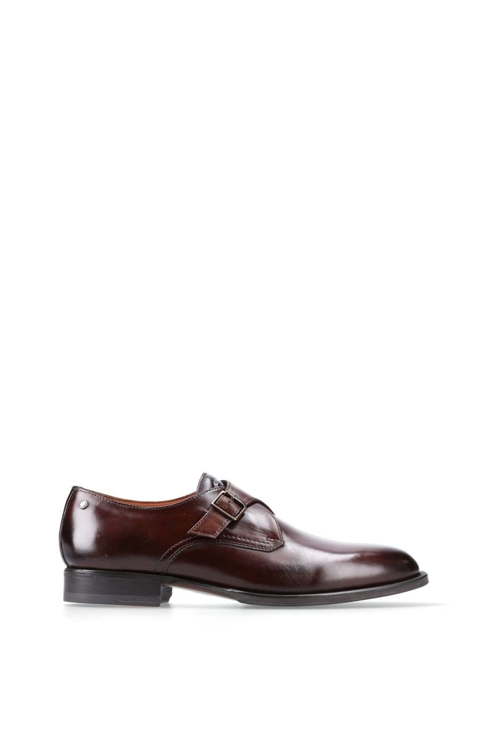 Base London Base London Men's Faraday Single Monk Shoe in Brown