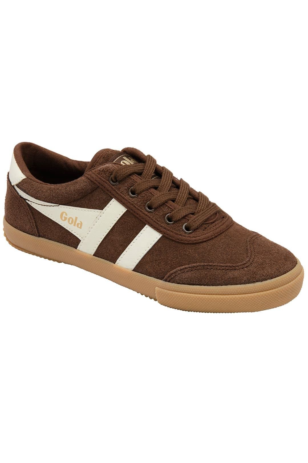 Gola Classics Gola Classics Women's 'Badminton Suede' Lace-Up Trainers in Dark Brown