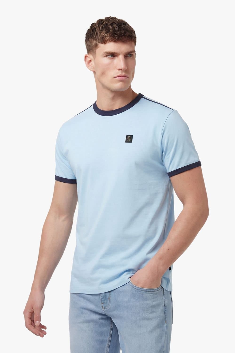 Luke 1977 Luke 1977 Men's Twinger T-shirt in Light Blue