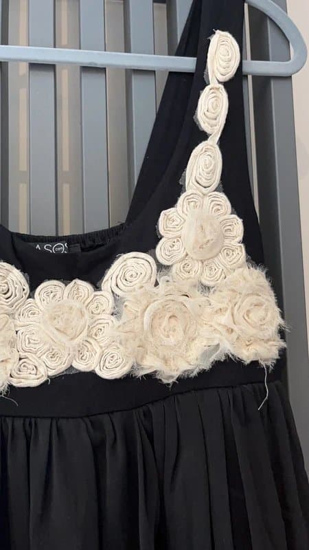 ASOS ASOS babydoll dress with embroidered top