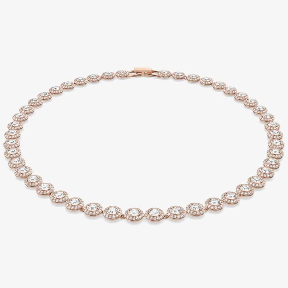 Swarovski Swarovski Rose Gold Angelic All Around Necklace
