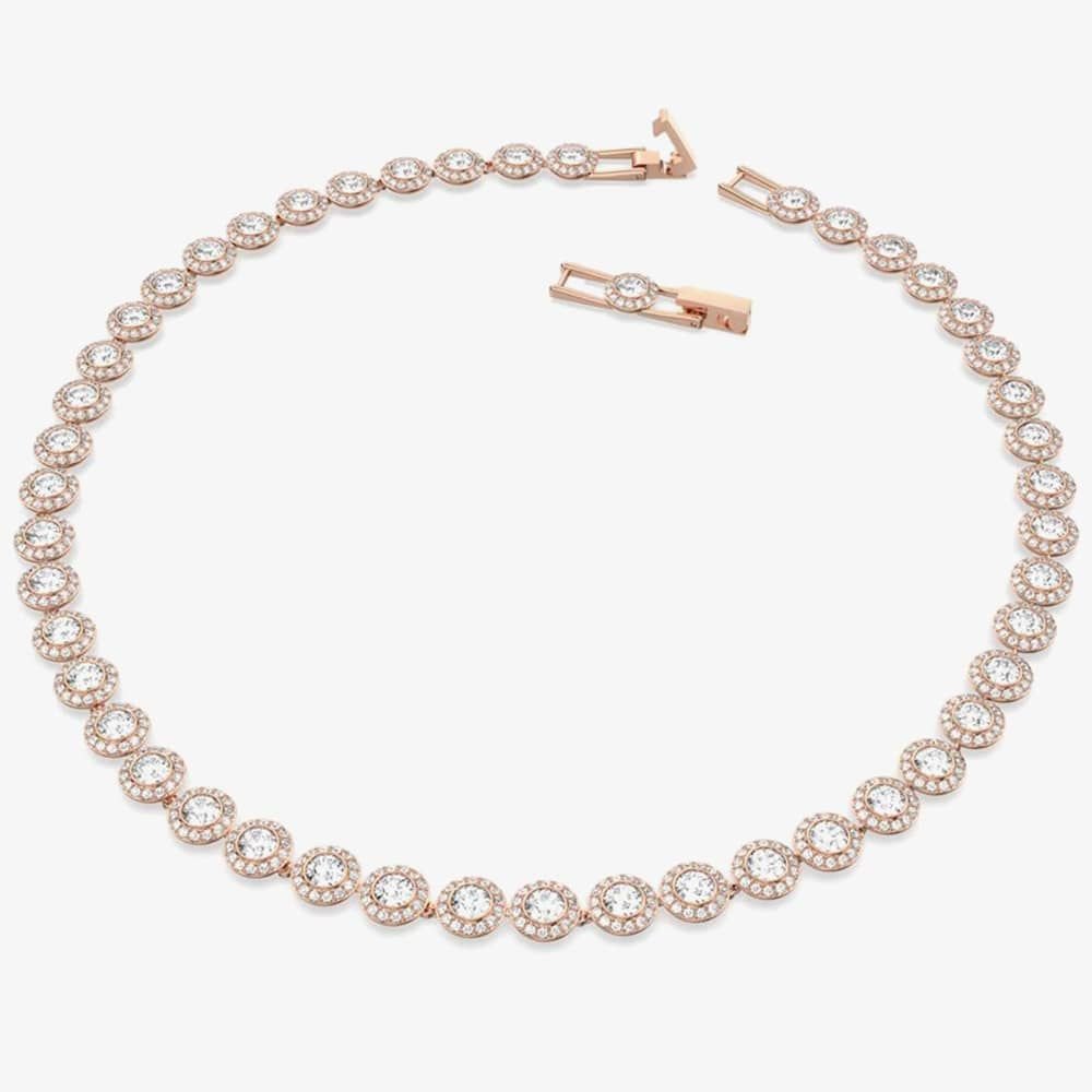 Swarovski Swarovski Women's Angelic All Around Necklace 5367845 in Rose Gold - 2