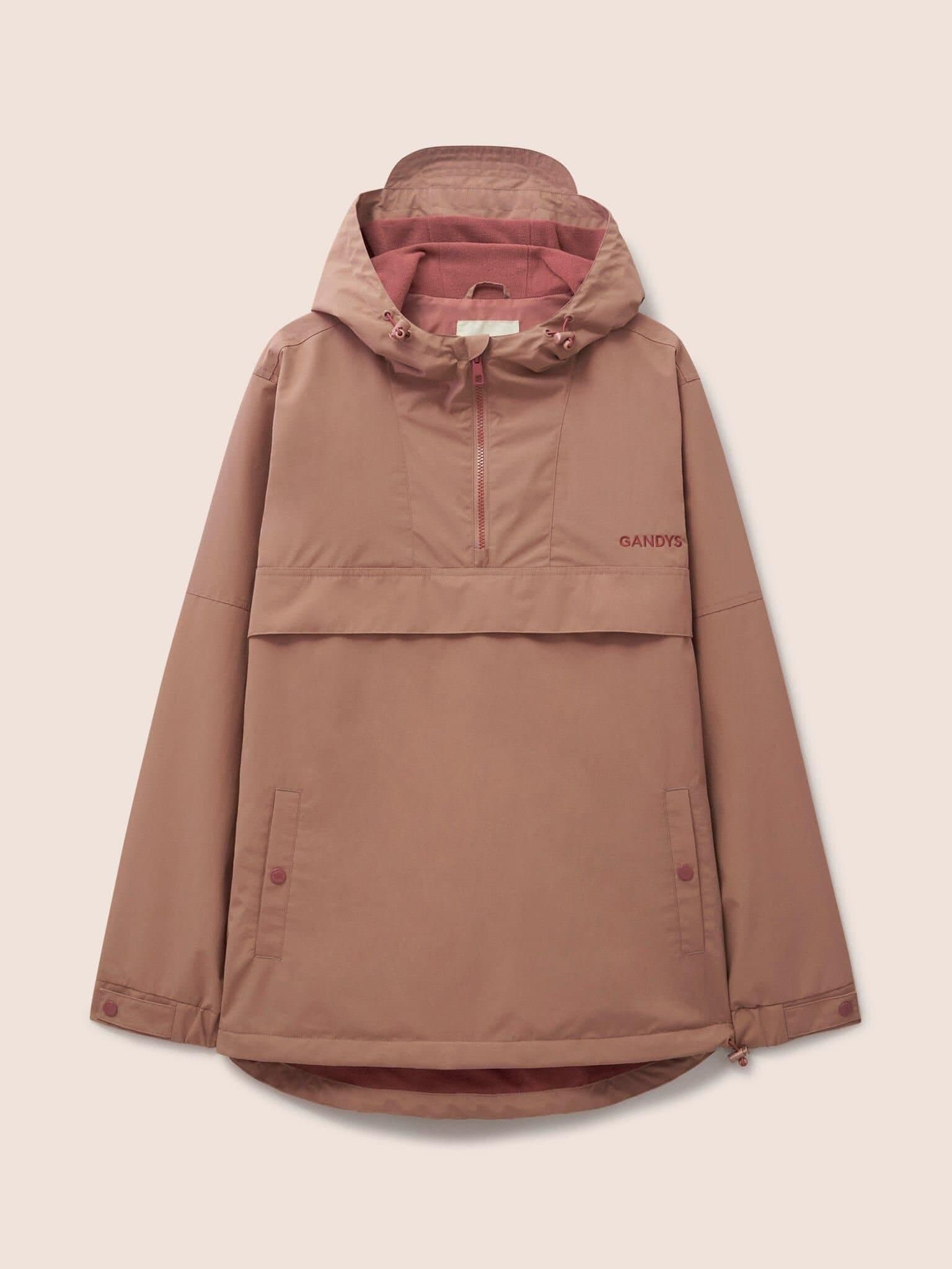 Gandys Gandys Pink Nylon/Fleece Lined Water-Resistant Jacket