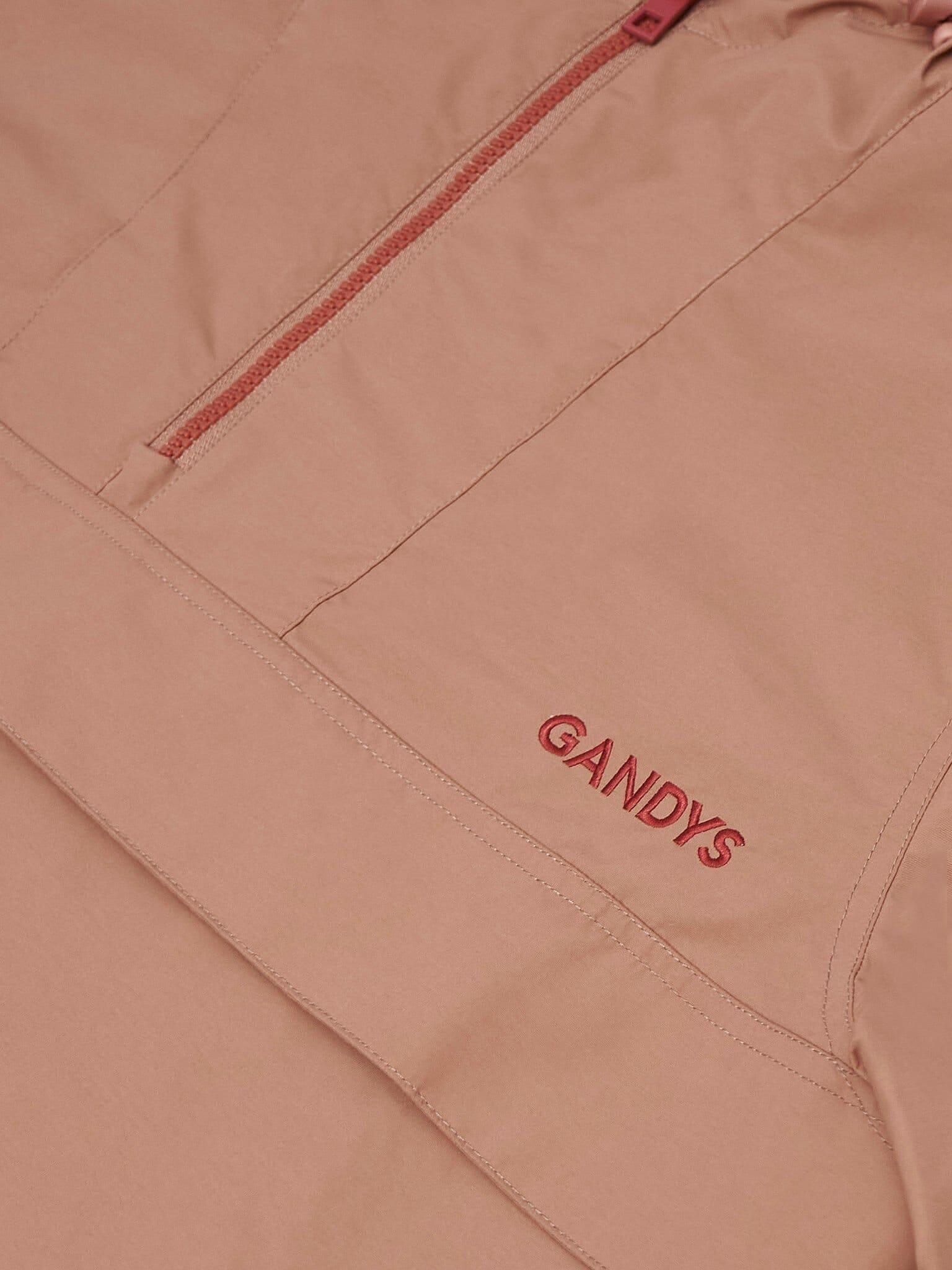 Gandys Gandys Men's Alberta Water resistant Fleece Lined Overhead Jacket in Pink - 4
