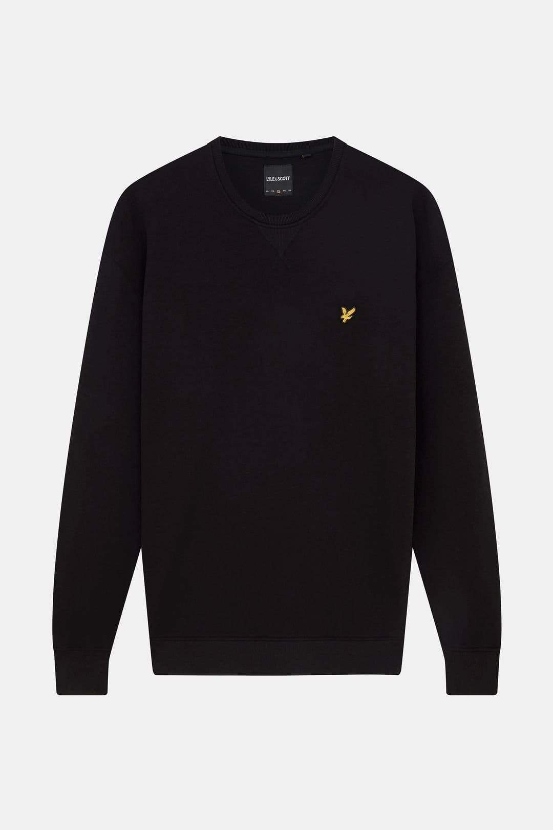 Lyle & Scott Men's Crew Neck Sweatshirt Jet Black