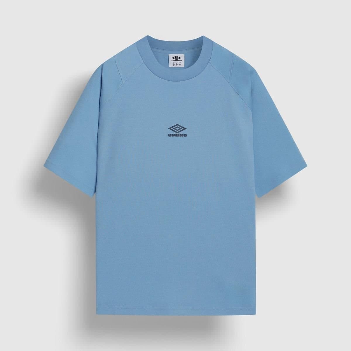 Umbro Umbro Men's Washed Crew Neck Boxy T-Shirt in Pale Blue