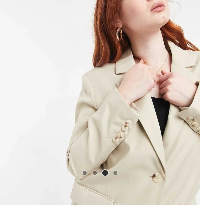 Bershka Beige/Sand Blazer Bershka