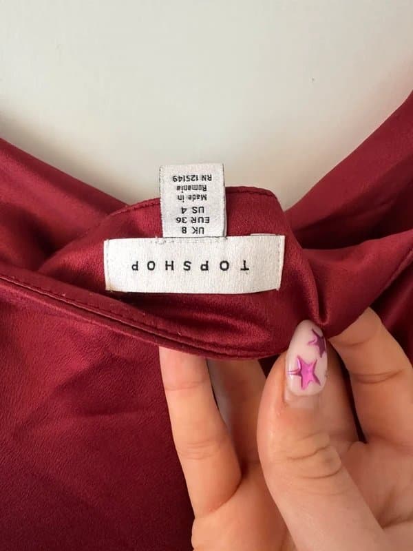 Topshop Red Dress