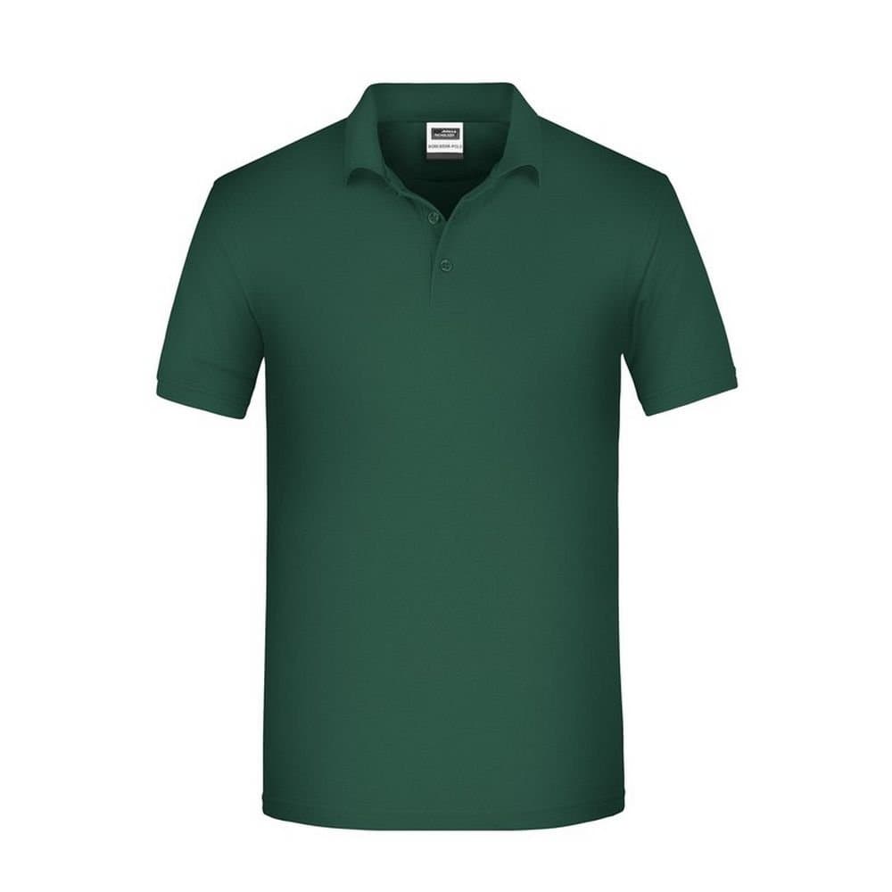 James and Nicholson James and Nicholson Men's Bio Workwear Polo Shirt in Dark Green
