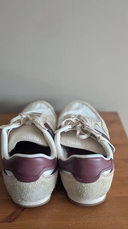 Zara Zara Burgandy trainers