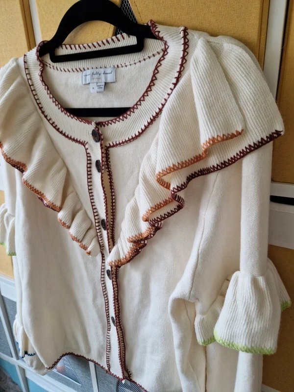 Never Fully Dressed Never fully dressed women's Cream Austin Cardigan size XL (14-16) - 1