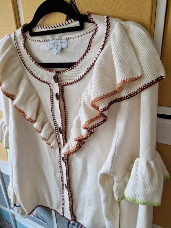 Never Fully Dressed Never fully dressed women's Cream Austin Cardigan size XL (14-16)