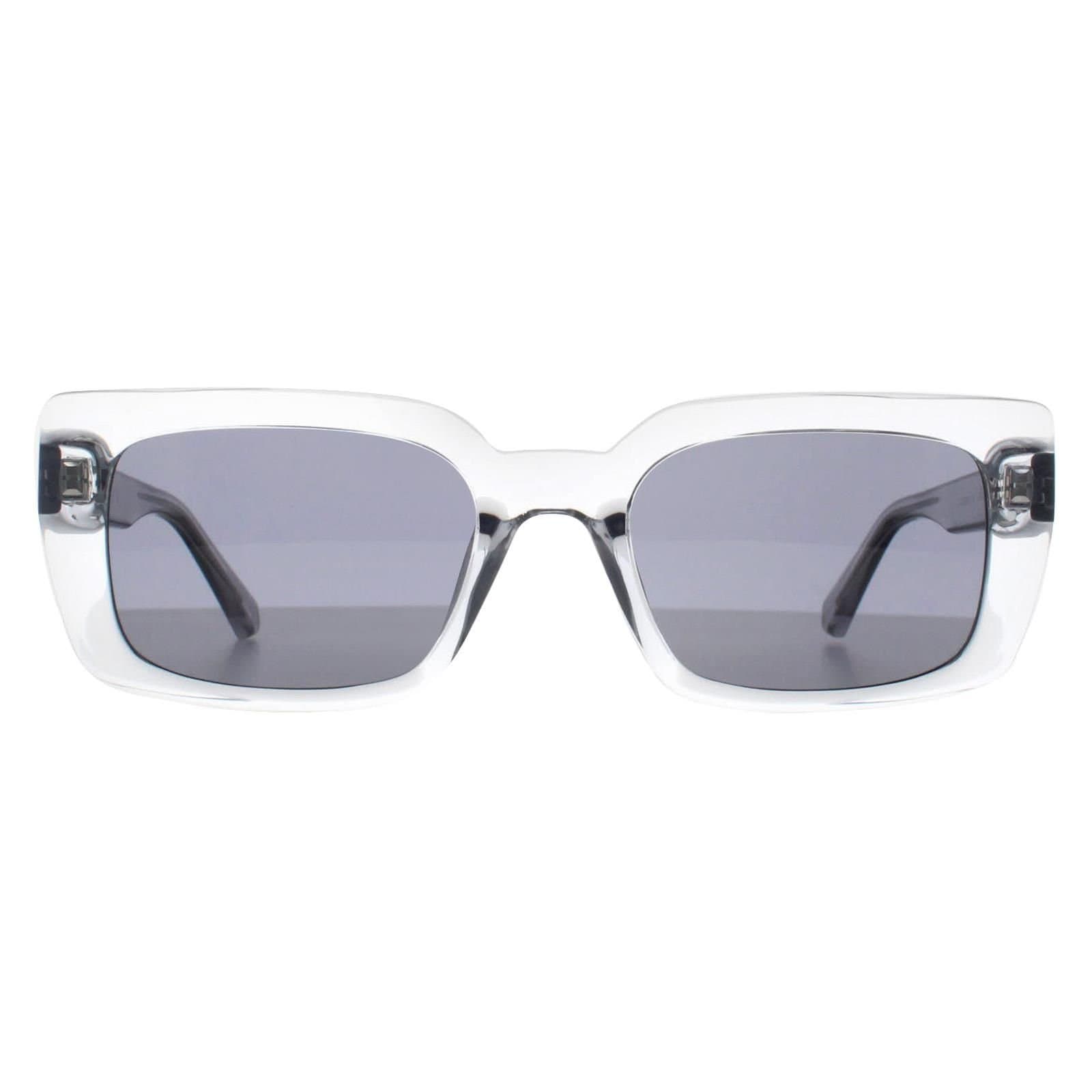 Calvin Klein Calvin Klein Women's Rectangle Crystal Gray CKJ22606S Sunglasses