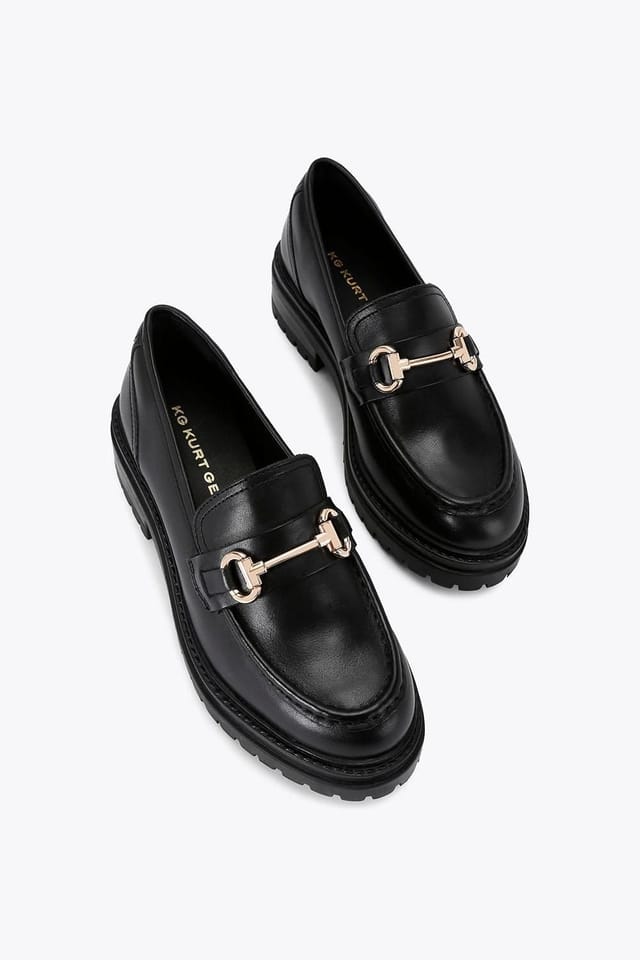 KG Kurt Geiger KG Kurt Geiger Women's 'Tasha Loafer2' Leather Flats in Black - 2