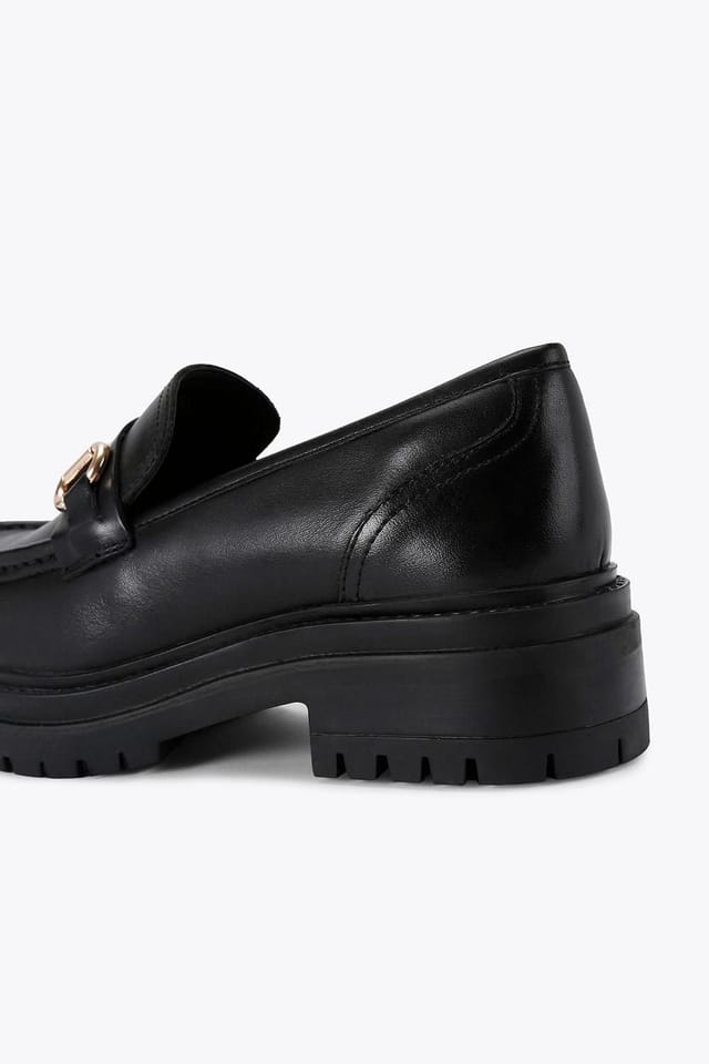 KG Kurt Geiger KG Kurt Geiger Women's 'Tasha Loafer2' Leather Flats in Black - 3