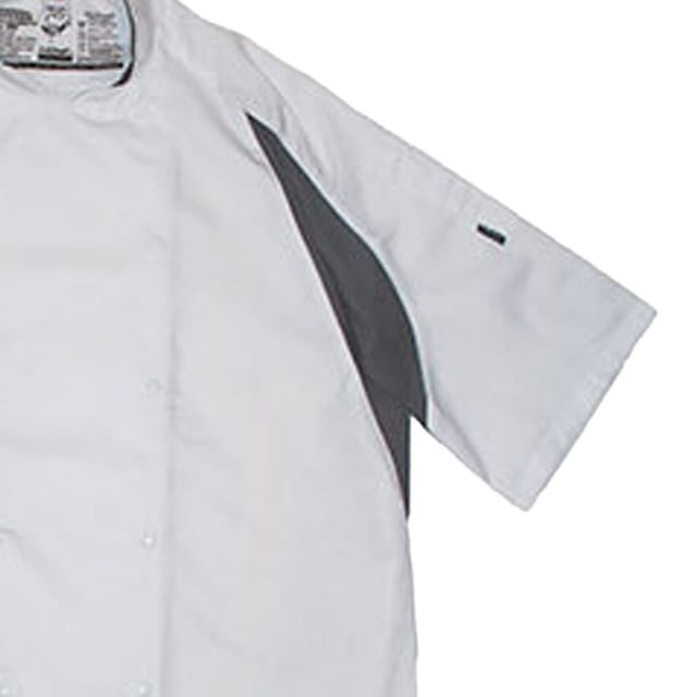 Le Chef Le Chef Men's Staycool Raglan Chef Jacket in White - 2