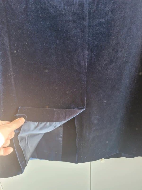 Next Deep blue velvet jacket,  lined