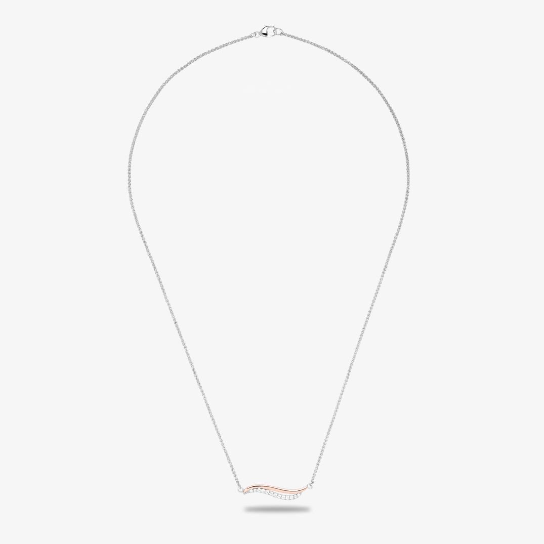 Rosa Lea Rosa Lea Women's Swirl Necklace AM-2THB018006 in Silver - 2