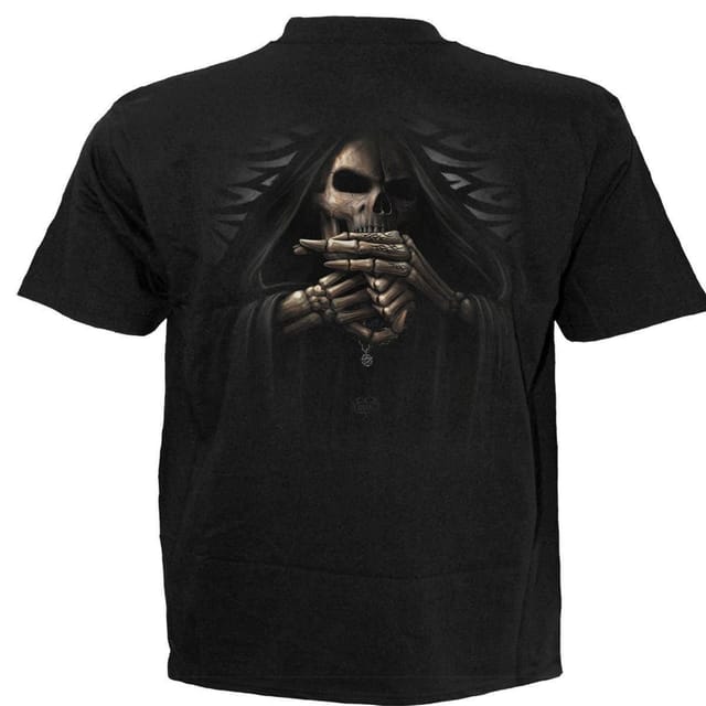 Spiral Spiral Men's BONE FINGER - T-Shirt Black - 3