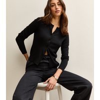 New Look Women's Tall Black Pull On Wide Leg Jeans New Look - 3