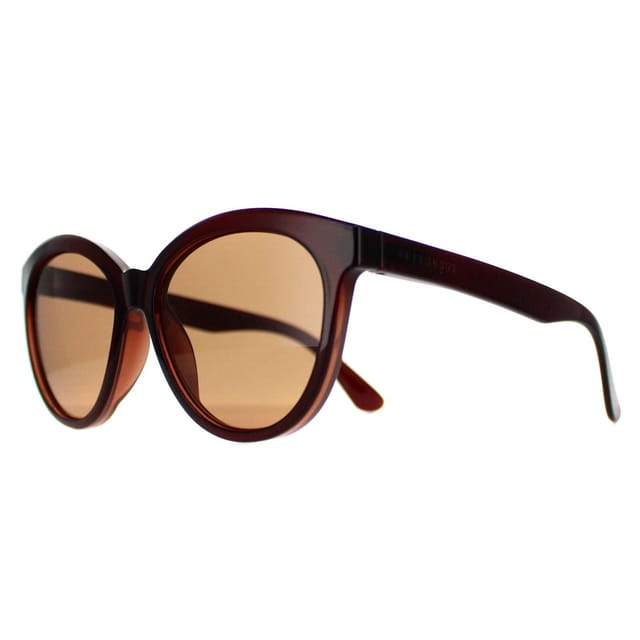 Serengeti Serengeti Women's Round Shiny Brown Saturn Polarized Drivers Endee - 2