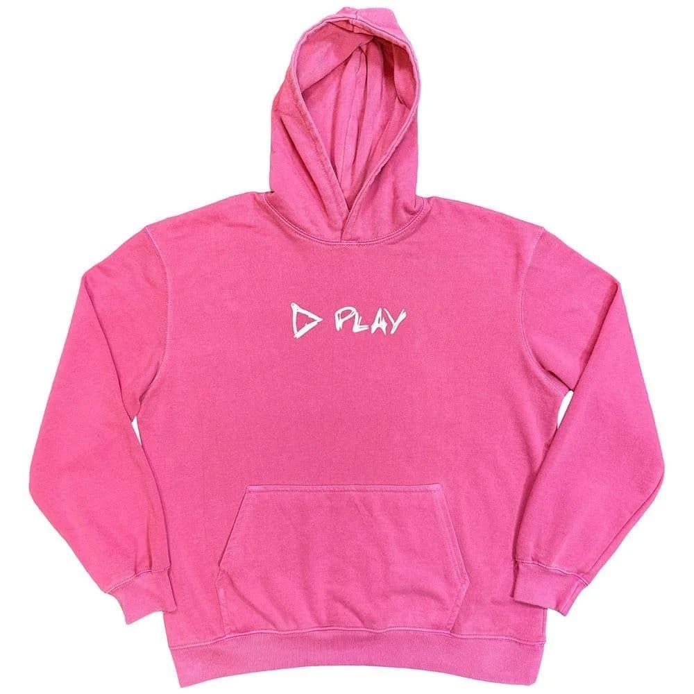 Ed Sheeran Ed Sheeran Men's Logo Hoodie in Pink - 1