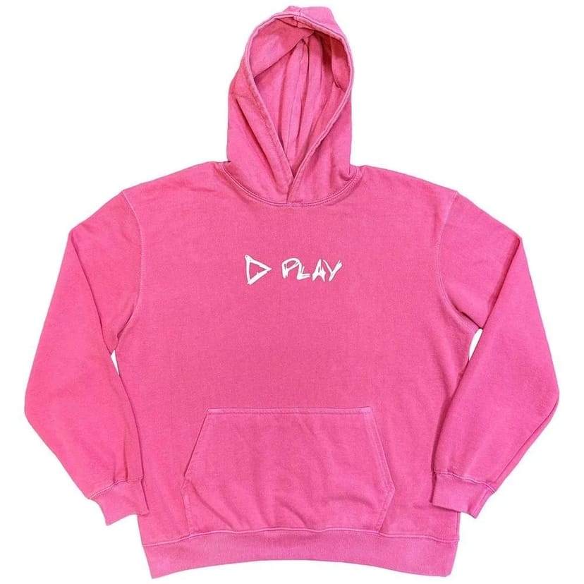 Ed Sheeran Ed Sheeran Men's Logo Hoodie in Pink - 1