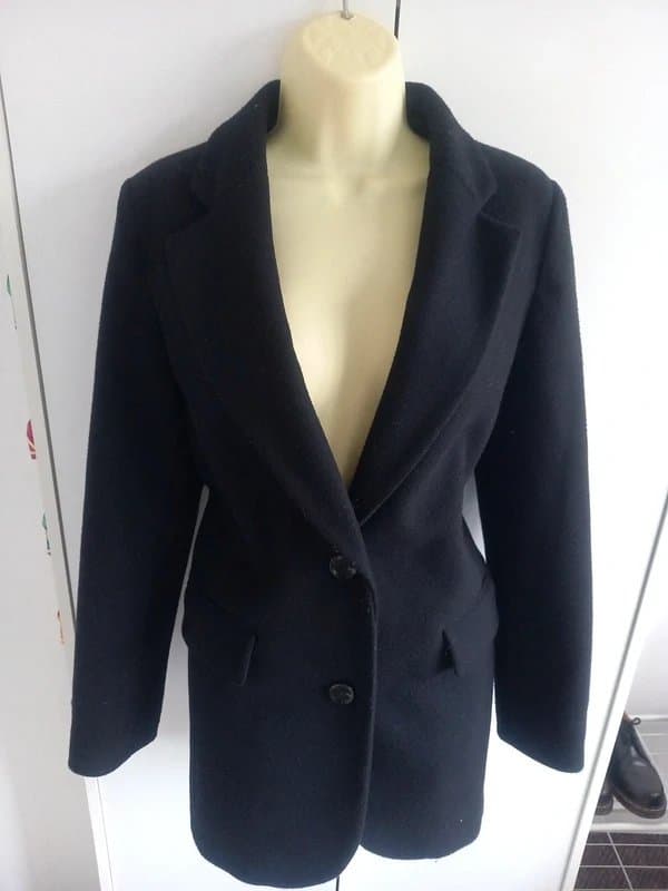 New Look Black New look fully lined blazer shape coat