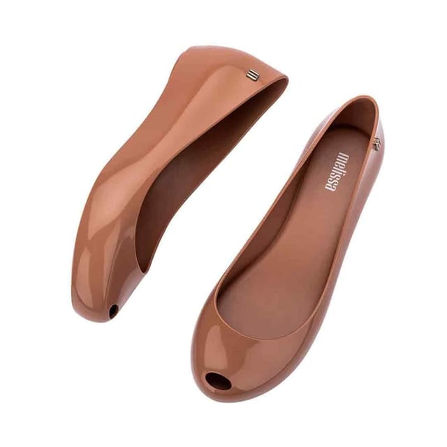 Melissa Shoes Melissa Shoes Women's Ultragirl Basic II Flats in Brown - 3