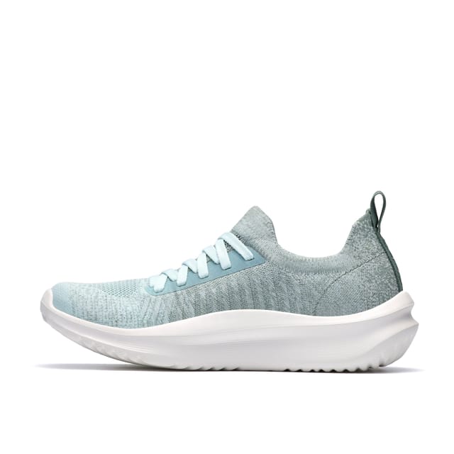 Clarks Clarks Women's Solevana Lace Seafoam Green Trainers - 2
