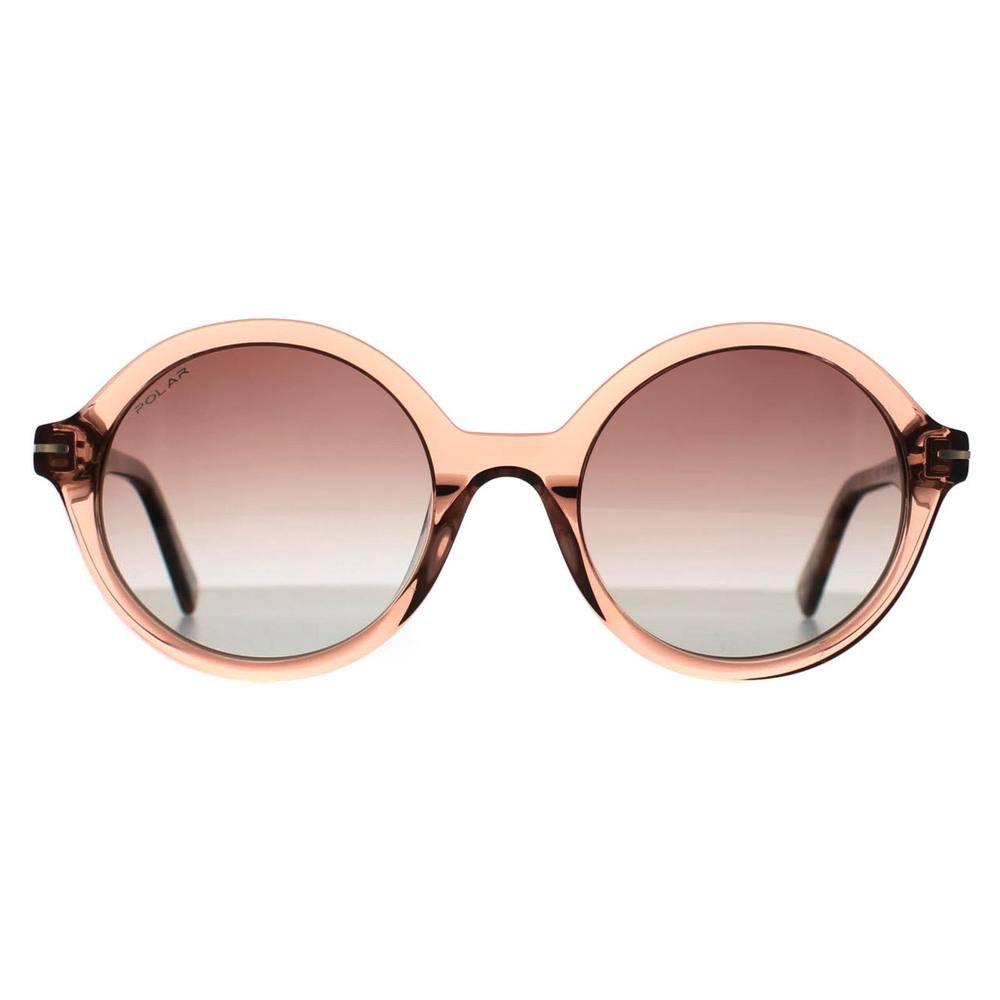 Polar Polar Women's Round Transparent Nude Brown Brown ized Gold 122 in Beige - 1